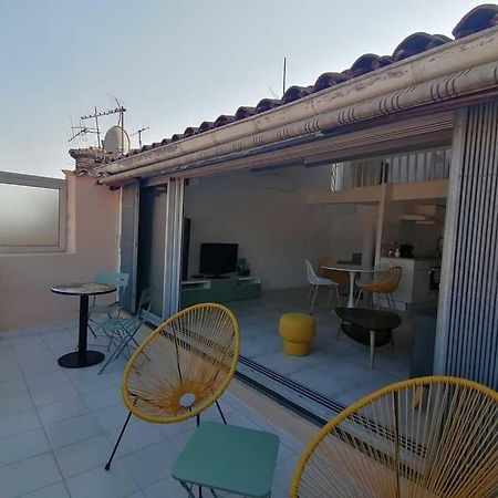 Charmant appartement terrasse sur les toits Grasse Extérieur photo