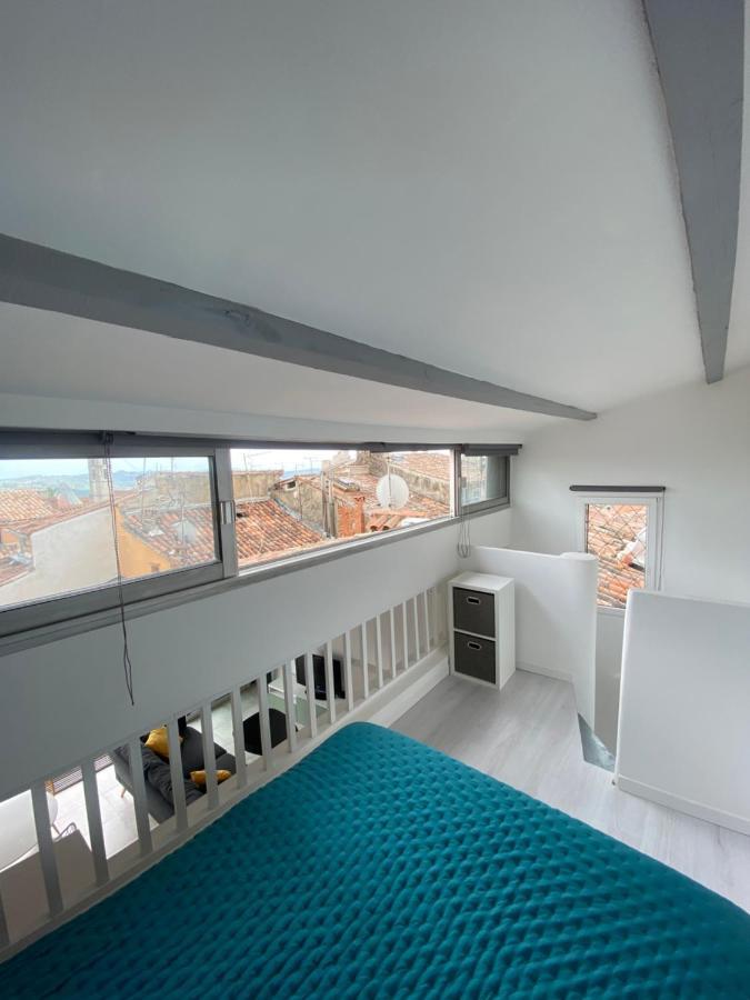 Charmant appartement terrasse sur les toits Grasse Extérieur photo