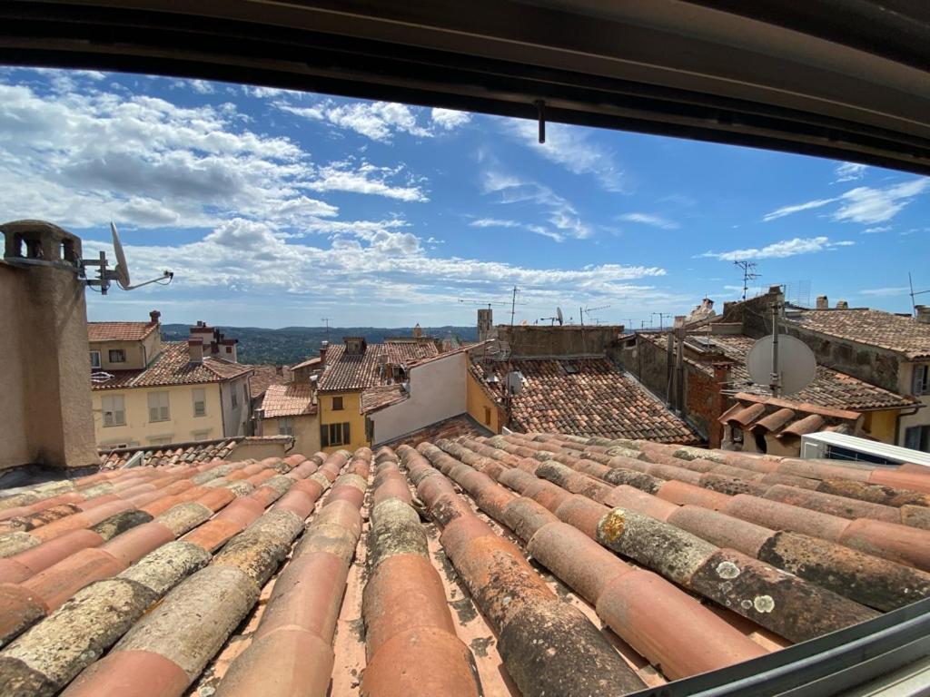 Charmant appartement terrasse sur les toits Grasse Extérieur photo