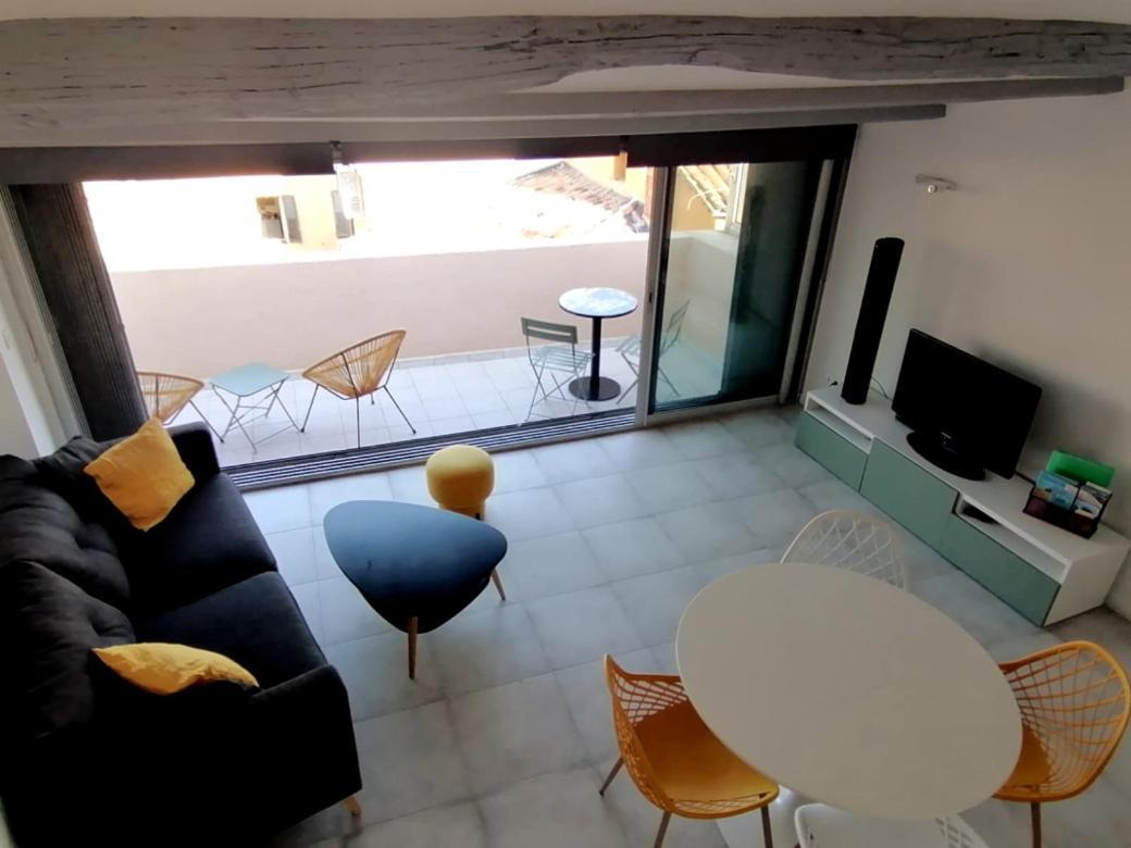 Charmant appartement terrasse sur les toits Grasse Extérieur photo
